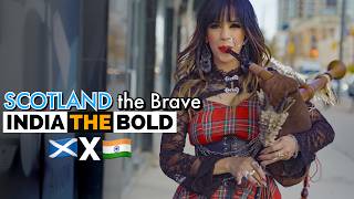 Scotland the Brave India the Bold Bagpipes Official Music Video  The Snake Charmer ft Poczy [upl. by Alue]