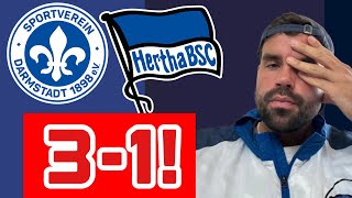 SV Darmstadt  Hertha BSC 13 11 Analyse amp Spielernoten VARGer [upl. by Ardnuyek]