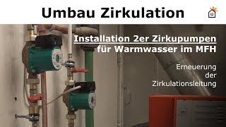 Erneuerung Warmwasser Zirkulation [upl. by Mattie]