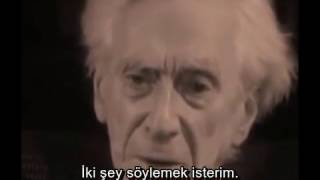 Bertrand Russell Gelecek Nesillere Not Face to Face  1959 [upl. by Newlin]