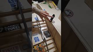 LEDGE obsiusfb fingerboard techdeck blackriverramps teaktuning tricks skateboard fb fun [upl. by Melinde]