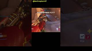 This ILLARI Got SWATTED LIKE A FLY in OVERWATCH overwatch2 overwatch shorts [upl. by Nereids358]