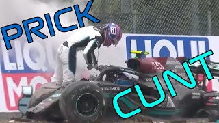 RUSSELL BOTTAS CRASH UNCENSORED RADIO  Imola 2021 [upl. by Rea612]