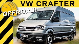 VW CRAFTER Offroad Taugt der neue Crafter 4Motion Test amp Fahrbericht  Update VW eCrafter [upl. by Yrogreg548]