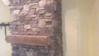 Drystack Natural Stone Fireplace Fort Myers Florida [upl. by Erlin]