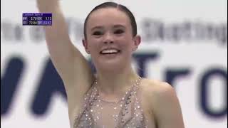 Mariah Bell  Free Program  NHK Trophy 2018 [upl. by Shirlene55]