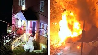 What Sparked Massive House Explosion in Virginia [upl. by Pavel]