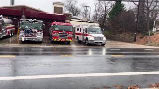 MCFR Laytonsville Ambulance 717 Responding Nonemergency To Sick Person [upl. by Tressia377]