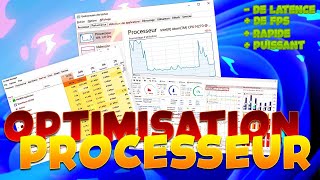 OPTIMISER Son PROCESSEUR Pour le GAMING🔥 Boost de Performances  Guide 2024 [upl. by Irac]