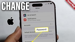 How to Change Password on iPhone 2024 [upl. by Nylesaj]