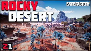 Checking Out a NEW AREA The Rocky Desert  Satisfactory Gameplay Ep1  Z1 Gaming [upl. by Annekam]