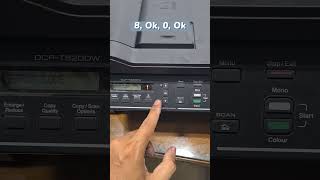 Reset Printer Brother DCPT820DW tipsandtricks youtubeshorts antigaptek brother [upl. by Clyde]