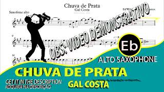 GAL COSTA  CHUVA DE PRATA 1984  Saxofone Alto Eb Video demo [upl. by Maximilianus678]