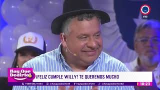 Willy Sabor se emociona en la celebración de su cumpleaños  Hay Que Decirlo [upl. by Allac]