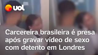 Carcereira que fez sexo com detento e teve video vazado é presa em Londres na Inglaterra confira [upl. by Mathilde137]