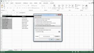 How to Use Excel to Match Up Two Different Columns  Using Excel amp Spreadsheets [upl. by Eahsram]