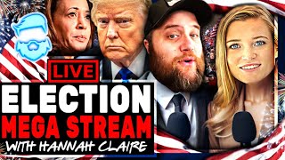 Live Election Coverage Donald Trump vs Kamala Harris w Hannah Claire [upl. by Notrem]