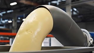 How BUTTER is Made In Factories  From Cows Milk To Butter Amazing Process [upl. by Reinaldos]