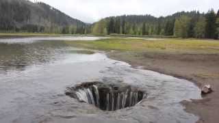 Adventure Oregon  Lost Lake draining into a giant hole [upl. by Callida]