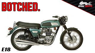 A Great Motorcycle Ruined By Bureaucracy  The Triumph Trident T150 [upl. by Naloc]