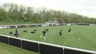 How to improve endurance and core strength  Soccer training drill  Nike Academy [upl. by Steffane]