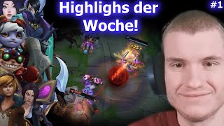 Highlights der Woche 1🤩 ezreal tristana ziggs aphelios jhin kaisa caitlyn [upl. by Benioff712]