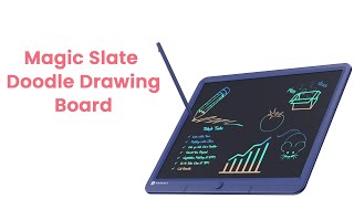 ReWritable Multicolor LCD Writing Pad with Smart Lock [upl. by Symon]