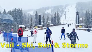 Vail Ski Resort Colorado Sun Snow and Skiing [upl. by Mal]