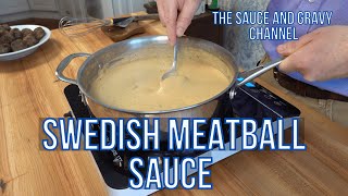 Sauce for Swedish Meatballs  Swedish Meatballs  Swedish Meatball Sauce  Comfort Food  homemade [upl. by Aisitel]