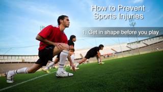 How to Prevent Injuries in Sports [upl. by Cornelle652]