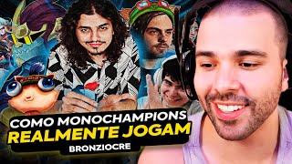 COMO OS MONO CHAMPIONS REALMENTE JOGAM 5 MINERVA REAGE AO BRONZIOCRE [upl. by Nahsaj533]