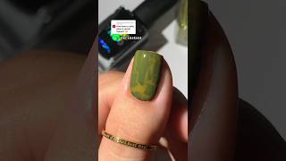 Crackledile nails😳😅 nails nailpolish nailsart nailart nailarttutorial cracklepolish green [upl. by Laval801]