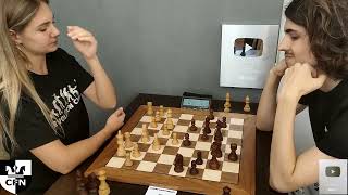 O Komissarova 1834 vs S Kamaev 2099 Chess Fight Night CFN Blitz [upl. by Walburga120]