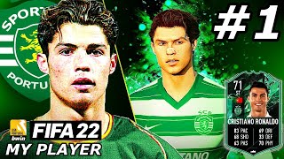 FIFA 22 Ronaldo Player Career Mode EP1  THE BEGINNING🔥🇵🇹 [upl. by Lockwood]