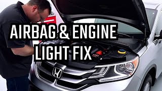 Secrets Revealed Honda CRV Airbag ABS Engine Light Fix [upl. by Zoie]