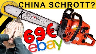 CHINA SCHROTT BILLIGSTE EBAY KETTENSÄGE gegen STIHL  WERKZEUG NEWS 188 [upl. by Noedig]