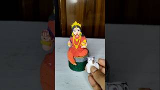 😍MA LAXMI IDOL MAKING WITH SUPER CLAY malaxmi 🙏 superclay diy craft shreeartcrafthouse485 [upl. by Namzzaj]