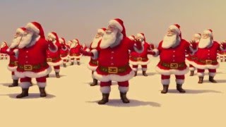 Santa Claus Dancing quotJingle Bell Rockquot Brenda Lee 1958 Topaz 2015 [upl. by Tristas]