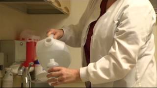 How to Use a Nasal Saline Rinse Bottle Video [upl. by Atneciv]