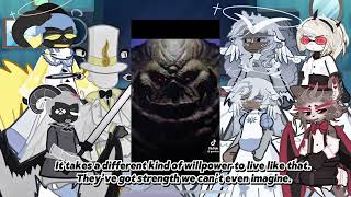 Hazbin Hotel Angels react to Warhammer 40k  Titanicus  Lucifer  Charlie  Gacha life 2 [upl. by Halla983]