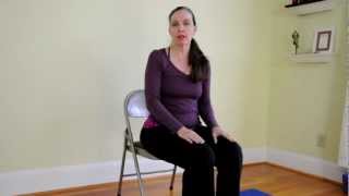 Chair amp Modified Yoga for Relieving Constipation [upl. by Mosenthal]