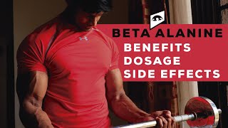 BETA ALANINE MOST SCIENTIFIC EXPLANATION  BENEFITS DOSAGE SIDE EFFECTS [upl. by Olodort]