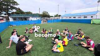 Pro footballer Joe Adams visits ZFC Academy [upl. by Hauhsoj]