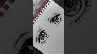 Anime Eyes Drawing । art drawing anime animeeyes [upl. by Hayidan717]