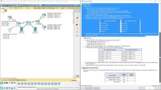 Lab 8312 Packet Tracer  Skills Integration Challenge [upl. by Ainomar]