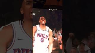 Tyrese Maxey 😤😱🥶Philadelphia seventy sixers overtime shot with last secondyoutubeshorts shorts [upl. by Joseph]