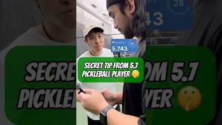 Secret Tip from 57 Pickleball Player pickleball interview pickleballtips [upl. by Lower]