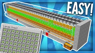 Minecraft Easy Sugarcane Farm Fully Automatic 116 [upl. by Einhpets]