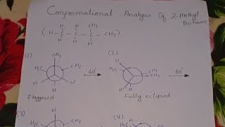 Conformational analysis of 2methyl butane [upl. by Nohj536]