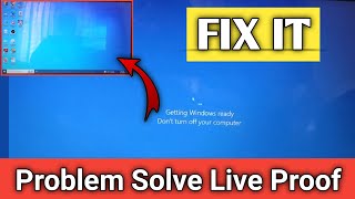 Best Way to Fix quot getting windows ready dont off your computerquot shorts [upl. by Neliac]